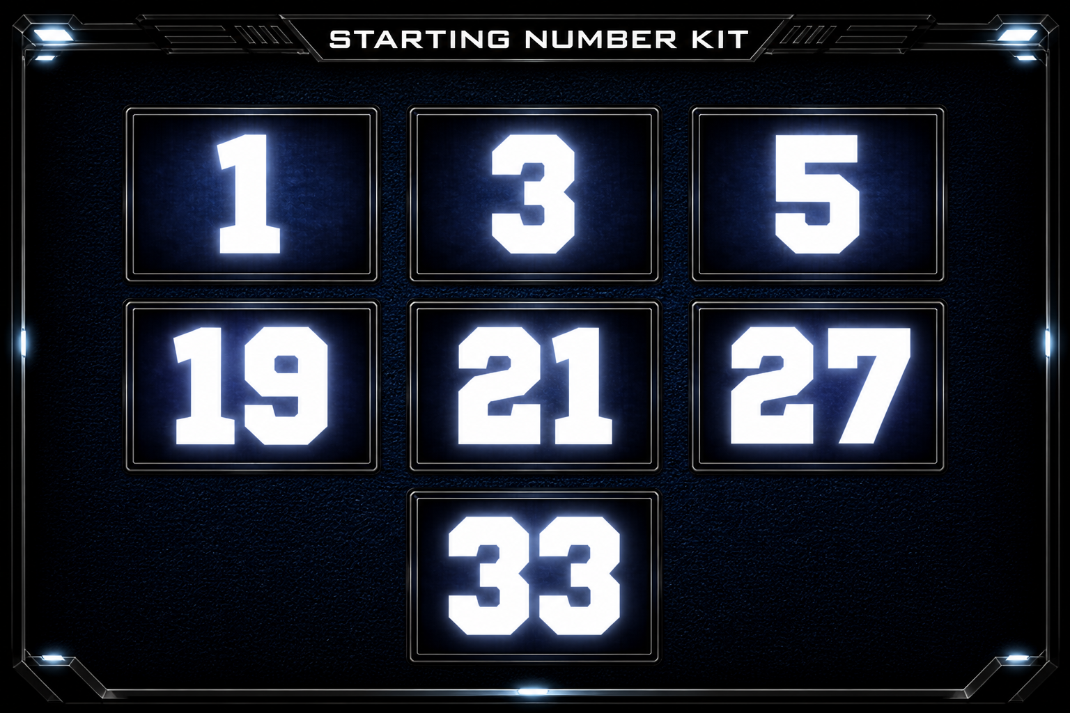 Starting Number KIT